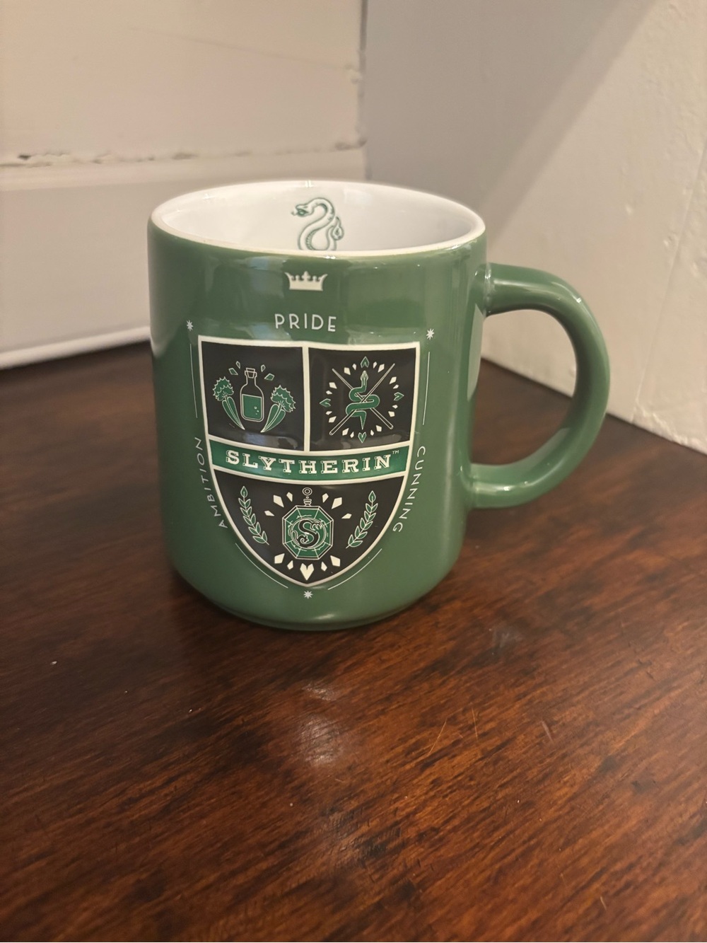 Universal Studios Wizarding World of Harry Potter Slytherin Crest Mug (Pride)